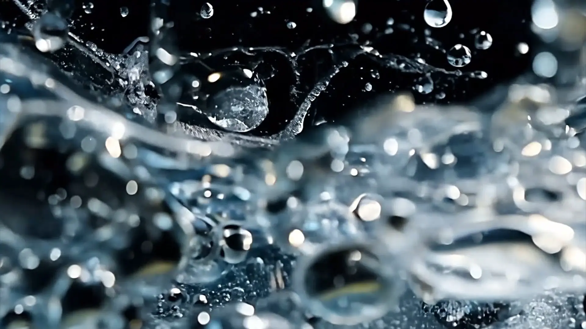 Mesmerizing Water Droplets Transition for Nature Documentary Intros